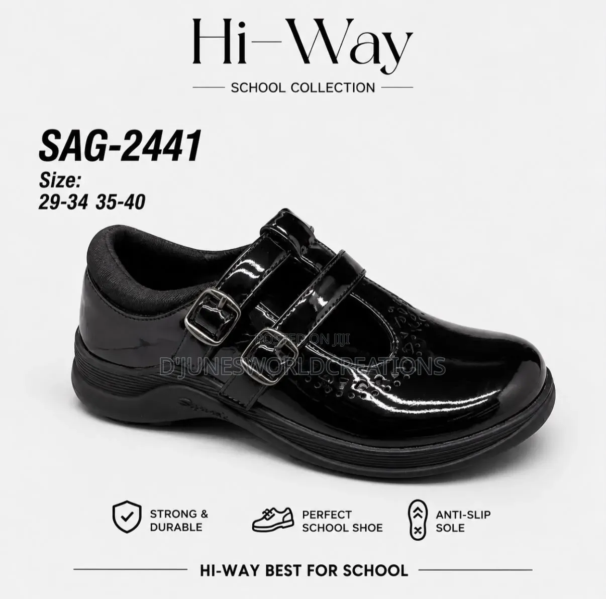 Princess Black Shoe