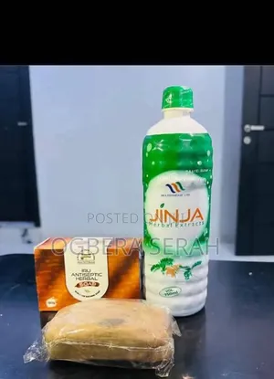 ( Jinja Herbal Extract and Iru Antiseptic Soap)