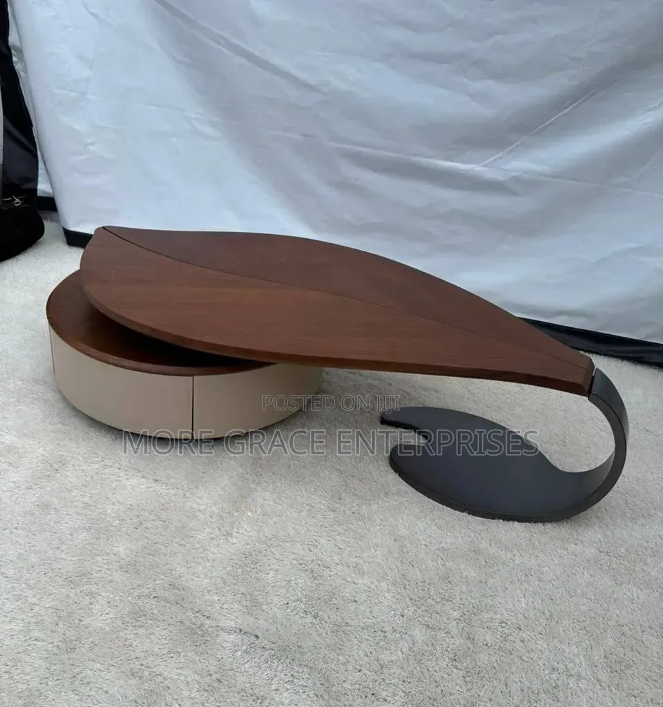 Designer Leaf-Shaped Center Table