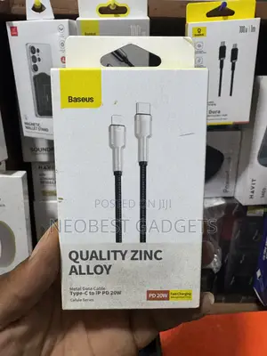 Brand New Baseus Zinc Alloy PD 20W Fast Charger