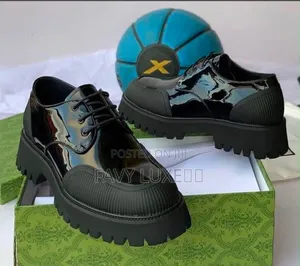 Gucci Platform Derby Fashion Shoes