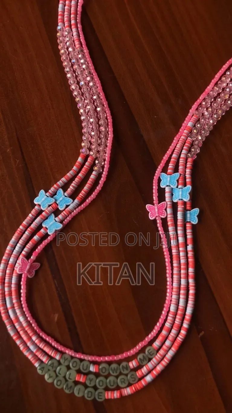 Affordable Pink Wait Beads