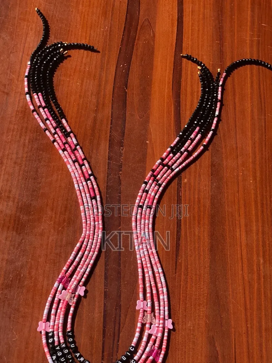 Affordable Pink Wait Beads