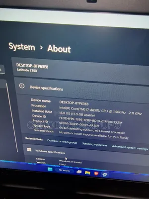 Laptop Dell Latitude 7390 16GB Intel Core i7 SSD 256GB