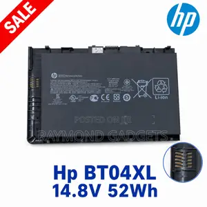 HP BT04XL 52Wh Laptop Battery for EliteBook Folio 9470m and 9480m14.8V