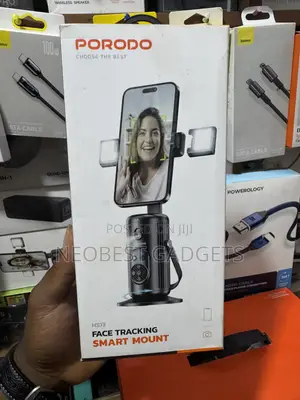 Brand New Porodo HS13 Face Tracking Smart Mount 📱✨