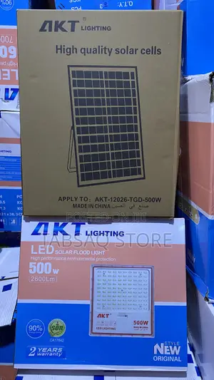 Akt Led Solar Flood Light | 500w | Brightness: 2600lm |Warranty: 2 Yrs