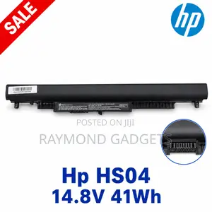HP HS04 41Wh Laptop Battery for HP 240, 245, 250, 255 and 256 G4 14.8V