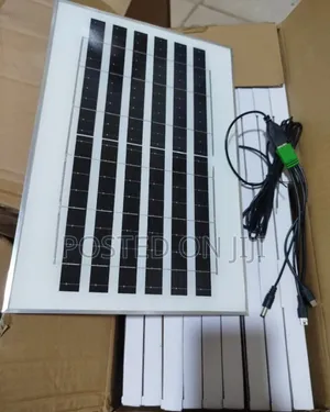 Sx 0012 9w-6v Solar Panel With 2000ma-Output &Multiple Charging-Cables