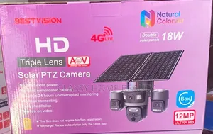 Brand New Bestvision 12MP 4G Triple Lens Solar PTZ CCTV Camera