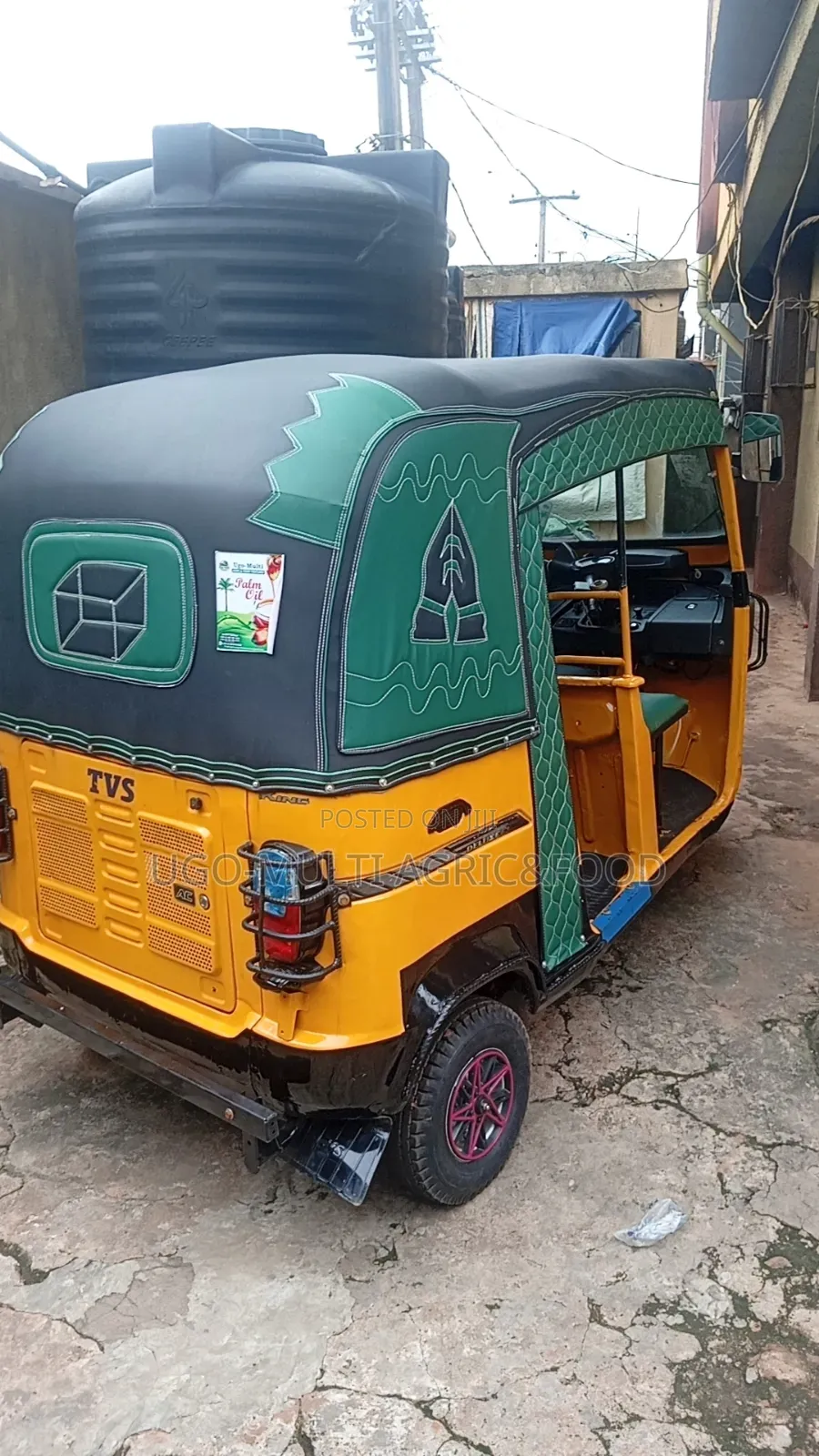 TVS King Deluxe Plus iTouch Start 2024 Yellow