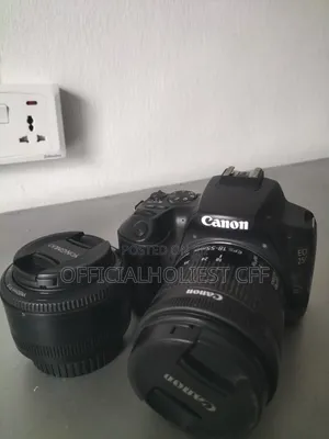 Canon 250D With Kit Lens and 50mm Lens