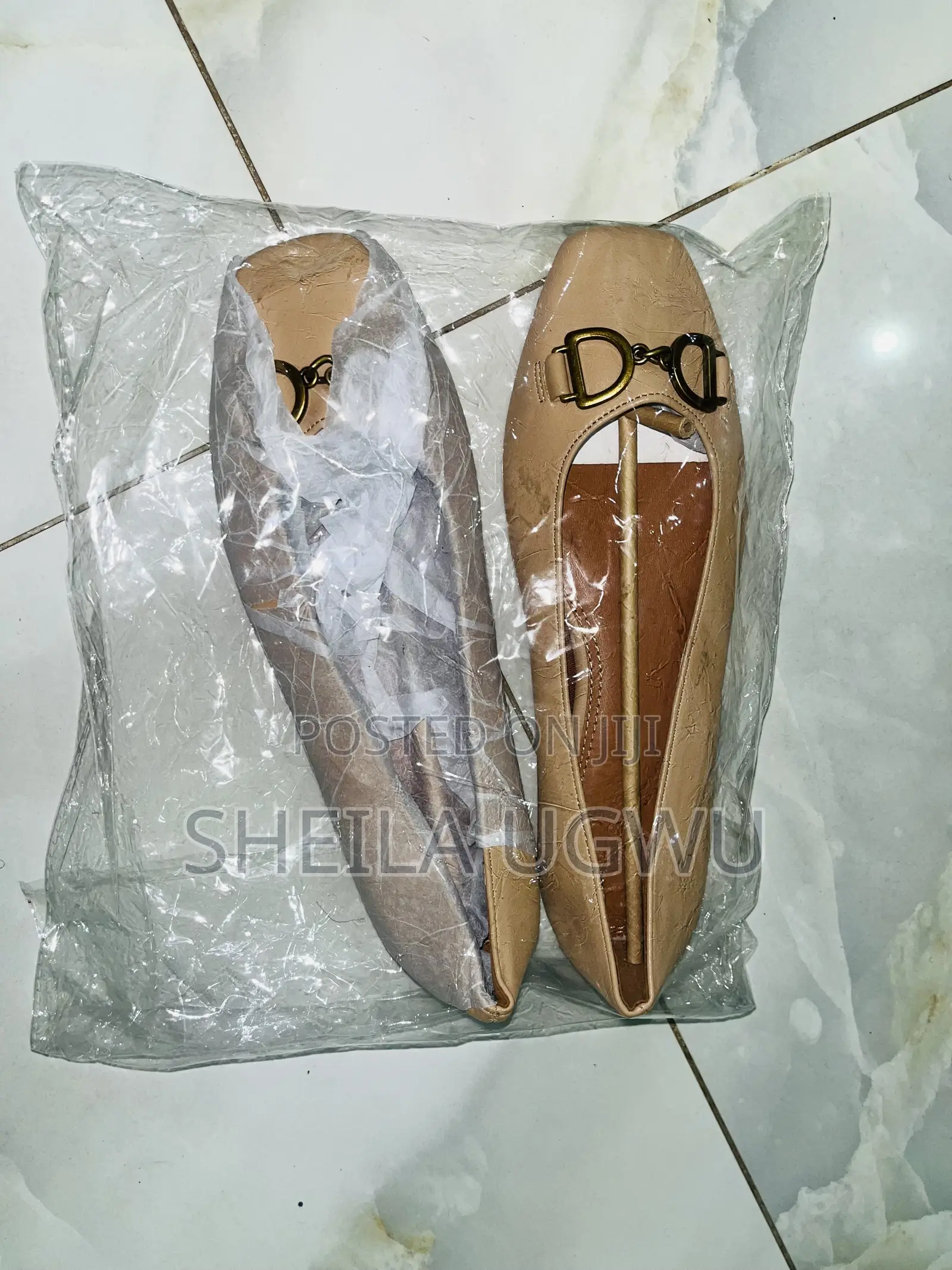 Square-Toe Ballet Flat