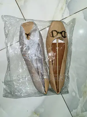 Square-Toe Ballet Flat
