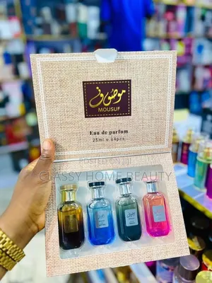 Brand New Mousuf 4-in-1 Unisex Eau De Parfum Gift Set (25ml X 4)