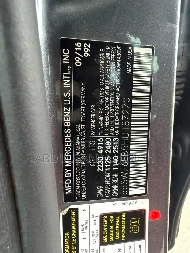 Mercedes-Benz C43 2017 Gray