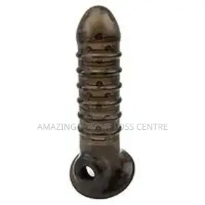 Emperor Ribbed Penis Sleeve in Black