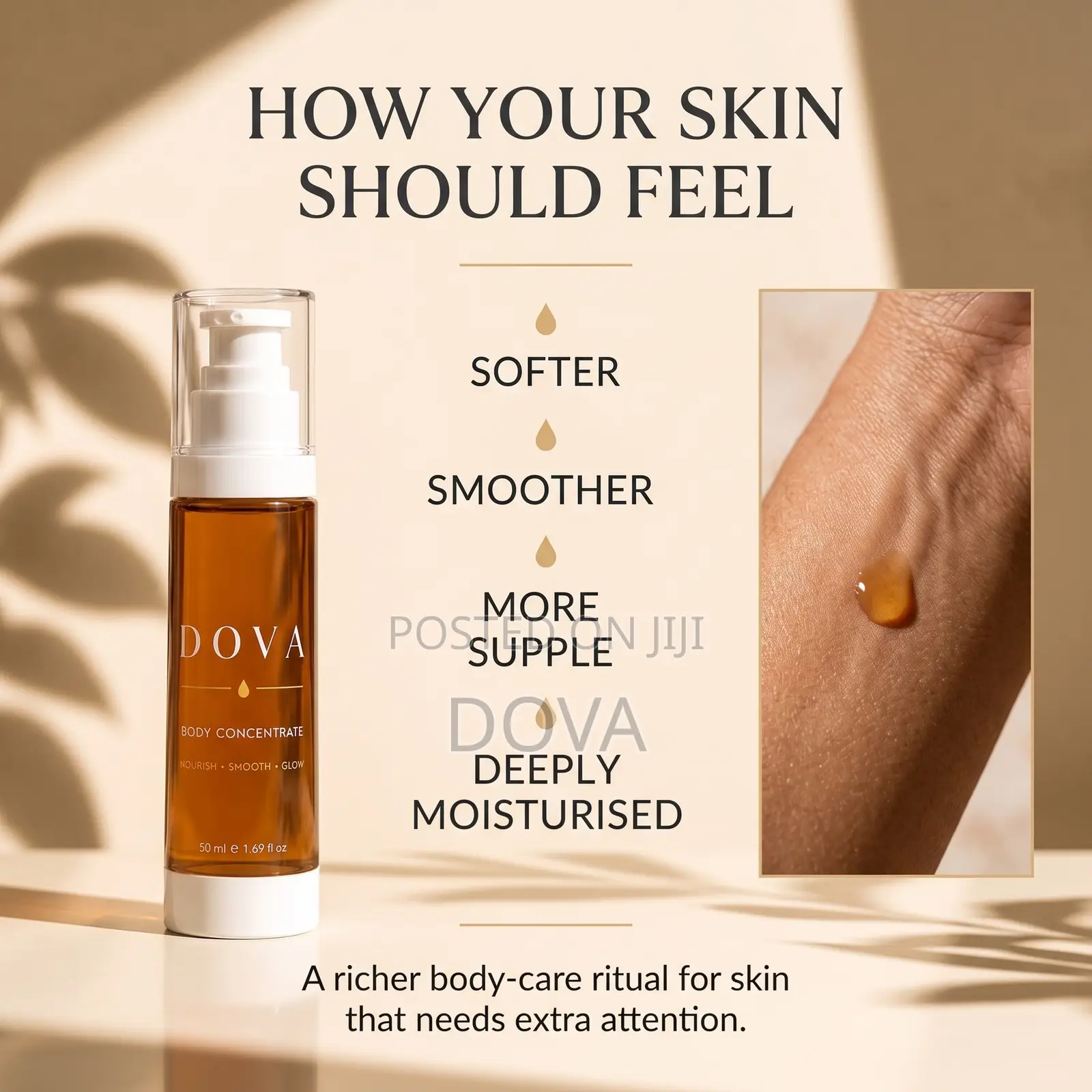 Stretch Mark Oil | Dova Body Concentrate 50ml | ₦6,999