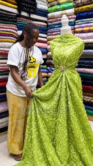3D Rossette Satin