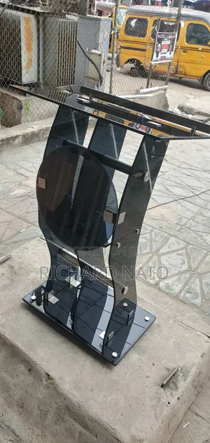 Tinted Pulpit Glass Church Stand