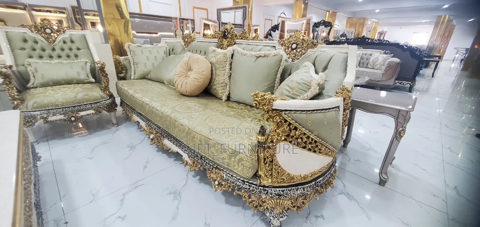 Luxury Fabric Royal Turkey Sofa
