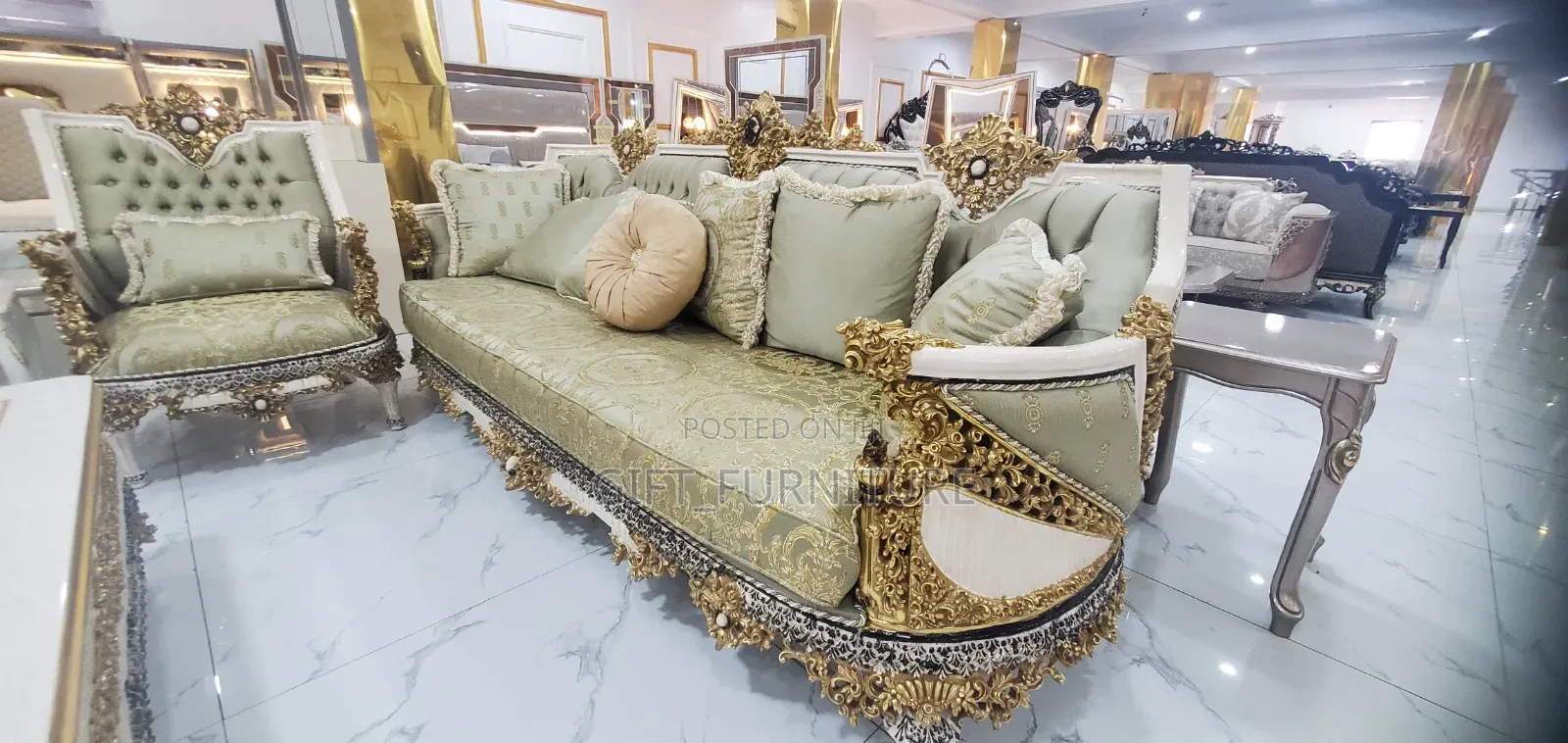 Luxury Fabric Royal Turkey Sofa