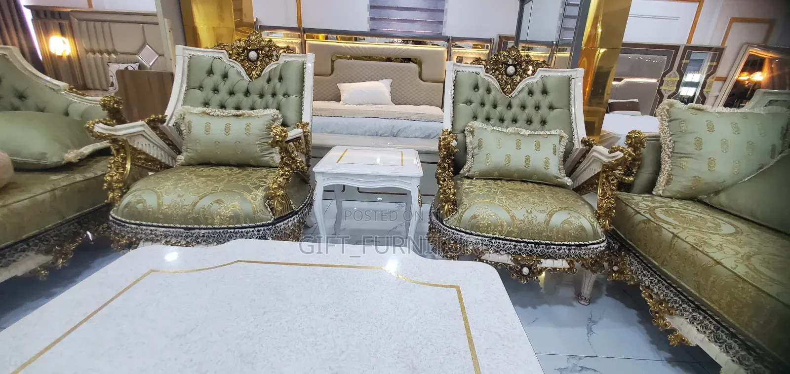 Luxury Fabric Royal Turkey Sofa
