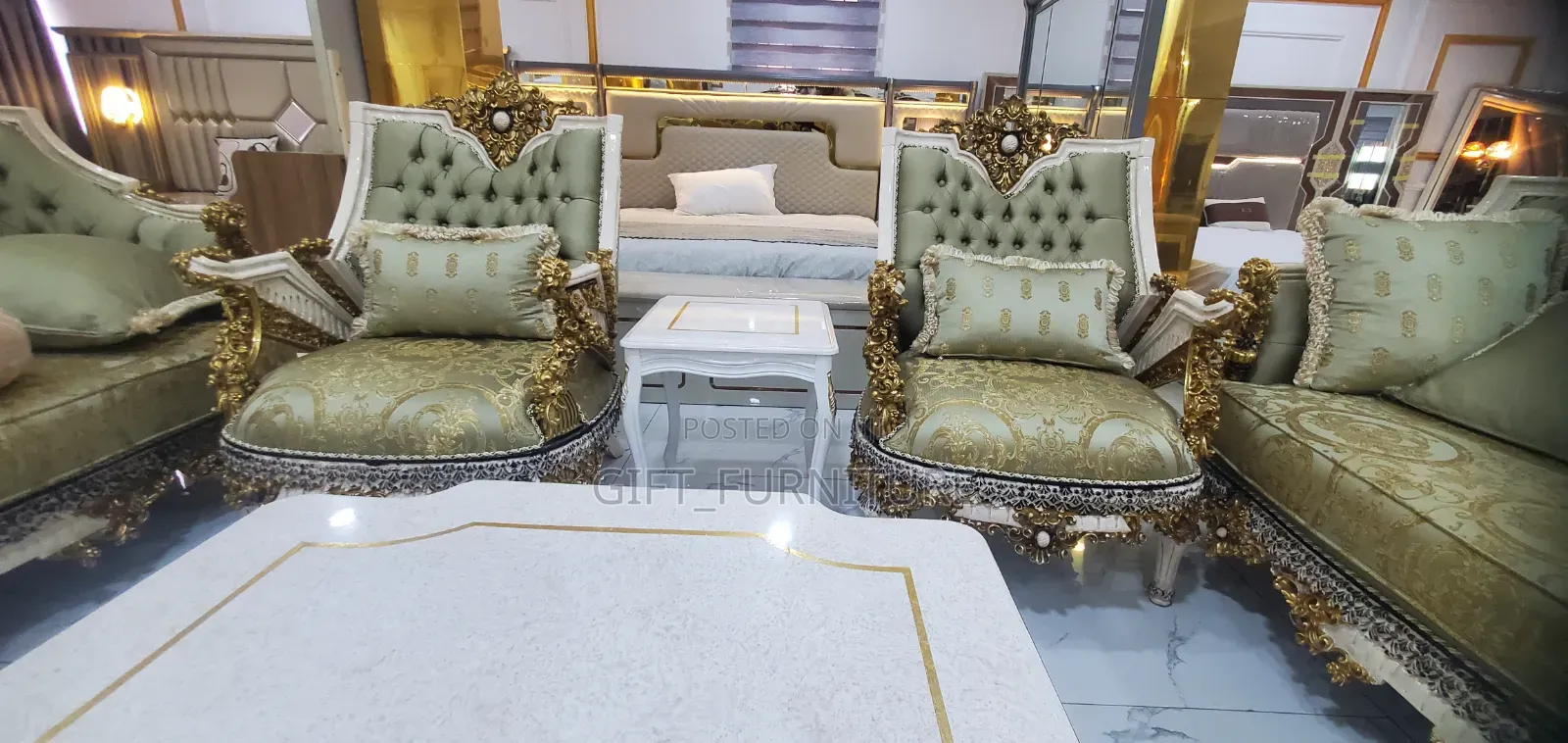 Luxury Fabric Royal Turkey Sofa