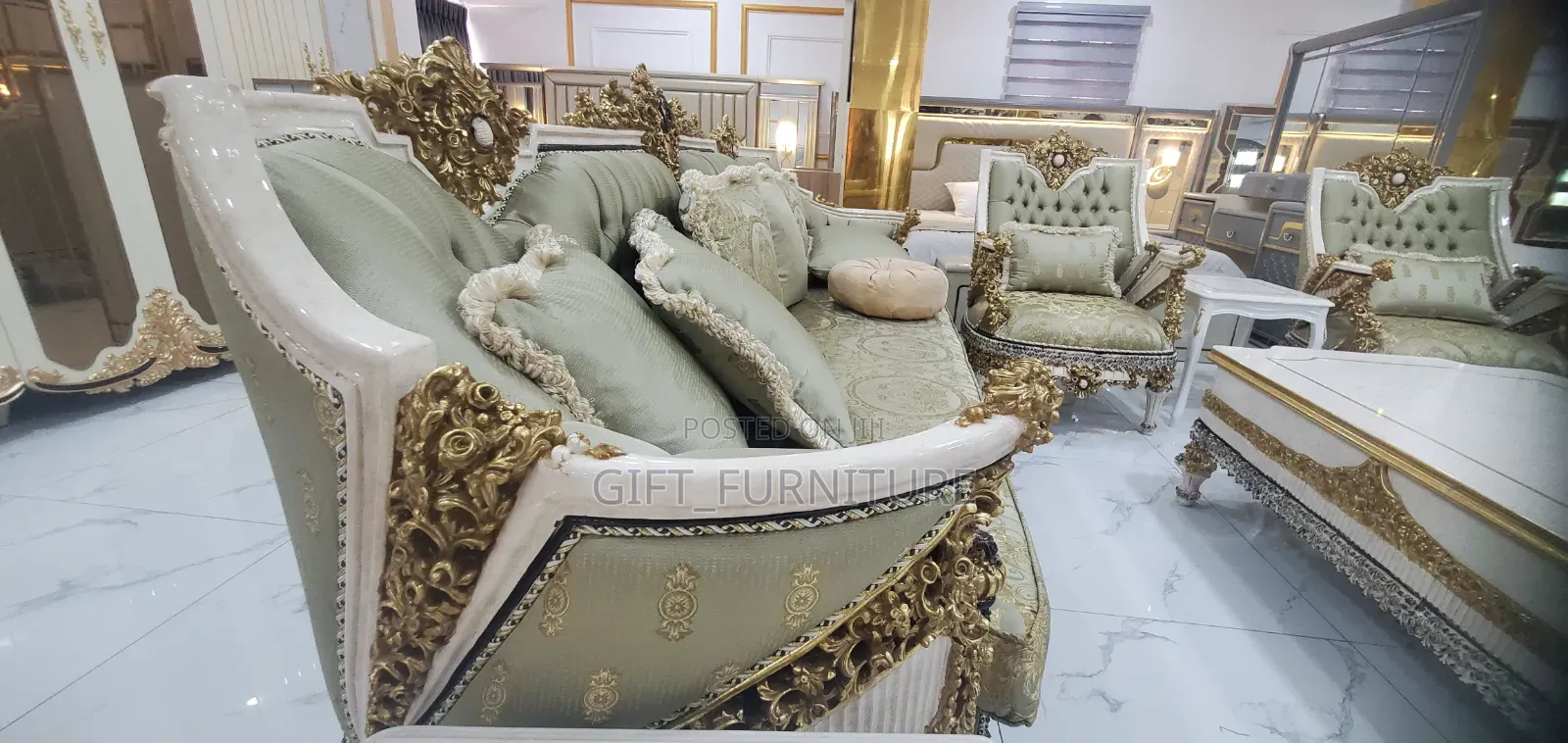 Luxury Fabric Royal Turkey Sofa