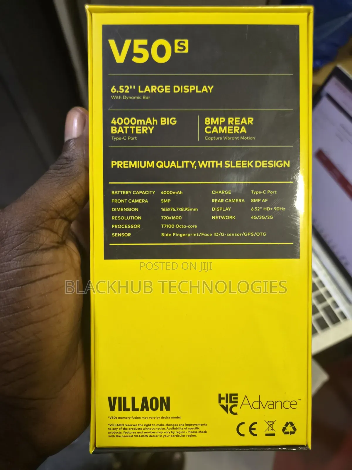 New Villaon V50s 64 GB Black