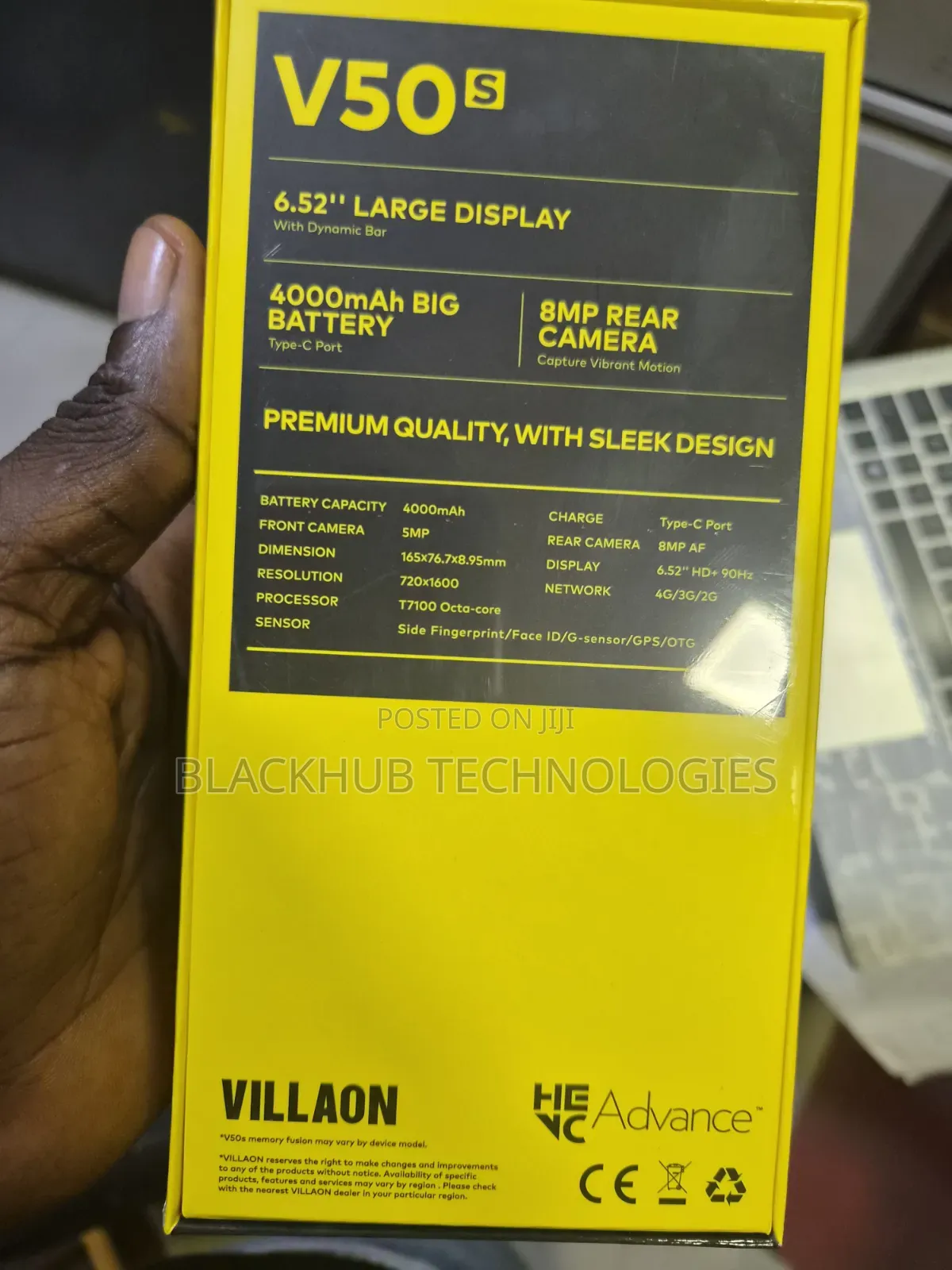 New Villaon V50s 64 GB Black
