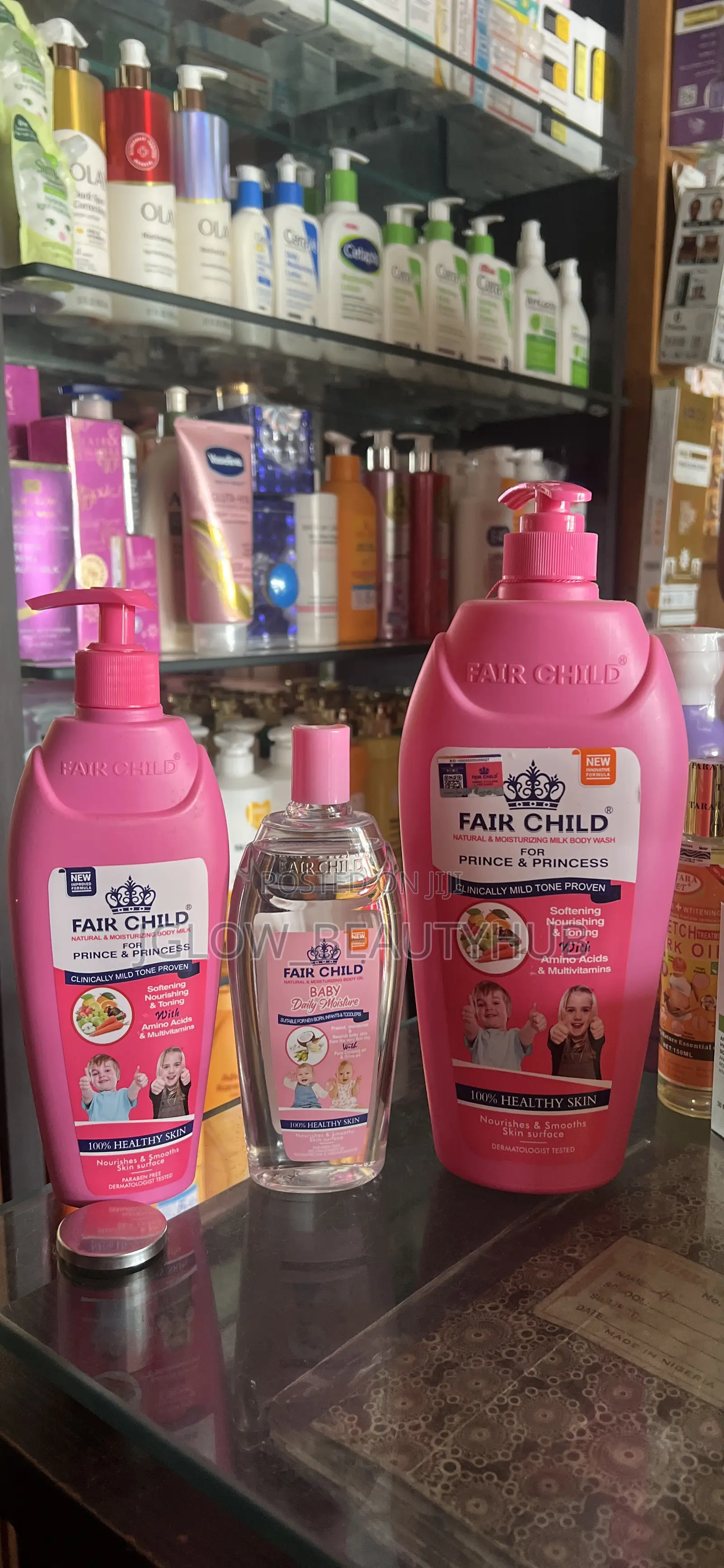 Fair Child Lotion, Bath and Oil Combo
