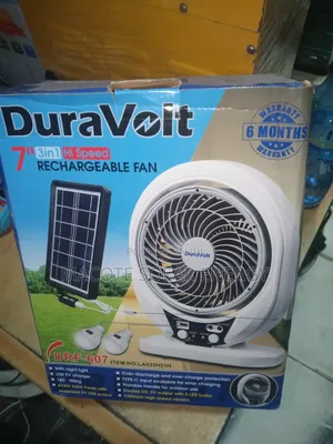 Dura Volt Solar Fan