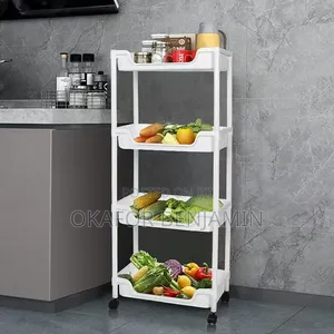 High Quality 4layer Plastic Multifunction Corner Rack