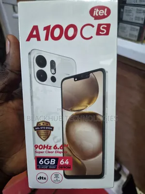 New Itel A100C 64 GB Black