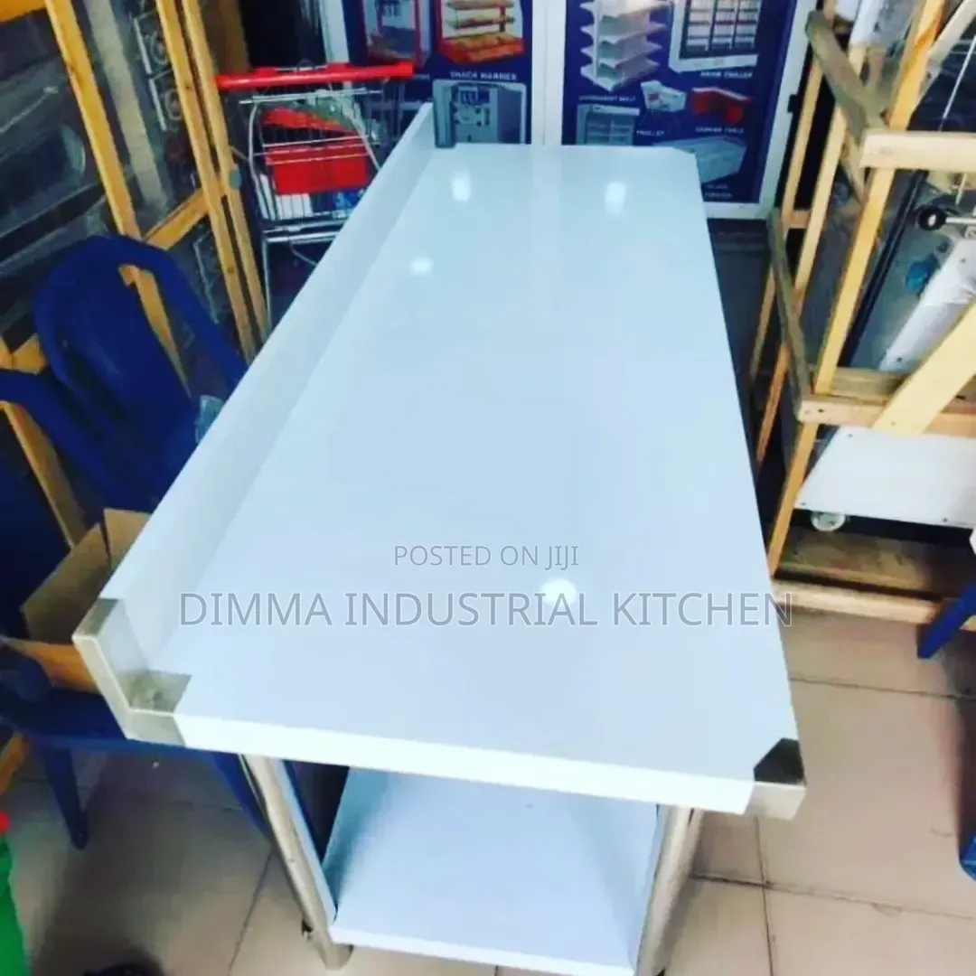 6ft Stainless Working Table With Back