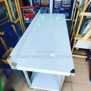 6ft Stainless Working Table With Back