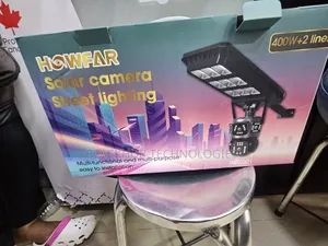 Howfar Hsc001 Plus, Solar Camera Street Lighting, 400w + 2 Lines
