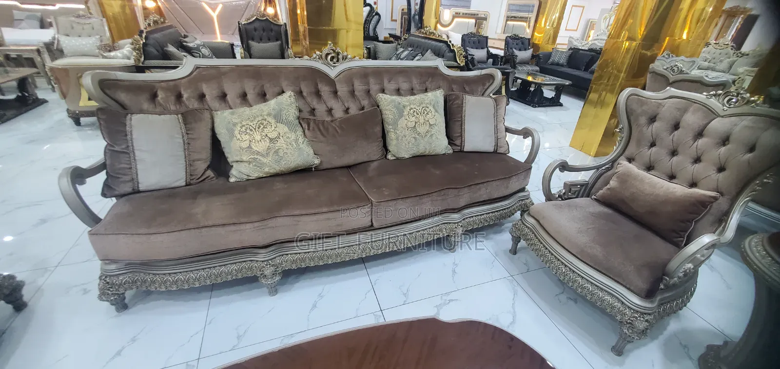 Royal Luxury Living Room Complete Combo
