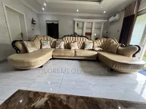 Royal U Shaped Marble Turkey Sofa and Tables