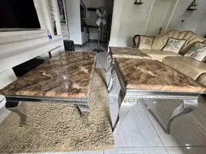 Royal U Shaped Marble Turkey Sofa and Tables