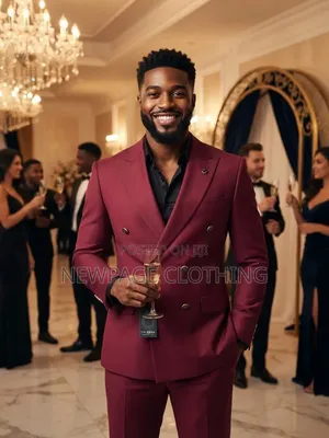One Burgundy Double-Breasted Suit. Endless Ways to Look Good.
