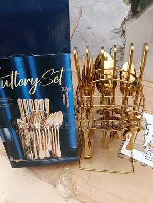 24pics Golden Cutlery 🍴 Brand New
