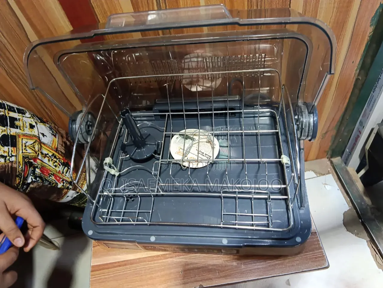 Electric Dish Dryer With Cover ( Plate Rack)