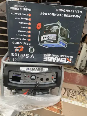 7kVA KEMAGE Generator With Electric Key Start – Copper Coil