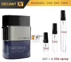 Decant Rue Broca Theoreme Matrix EDP for Men 2ml 5ml 10ml