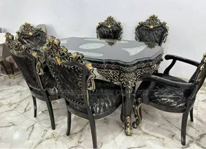 Royal Dinning Table 6 Seaters  With Arm Chair