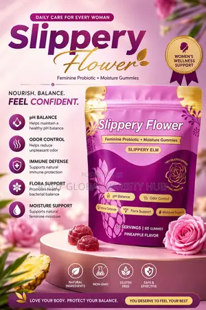 Slippery Elm -Ladies Flower (60 Gummies)