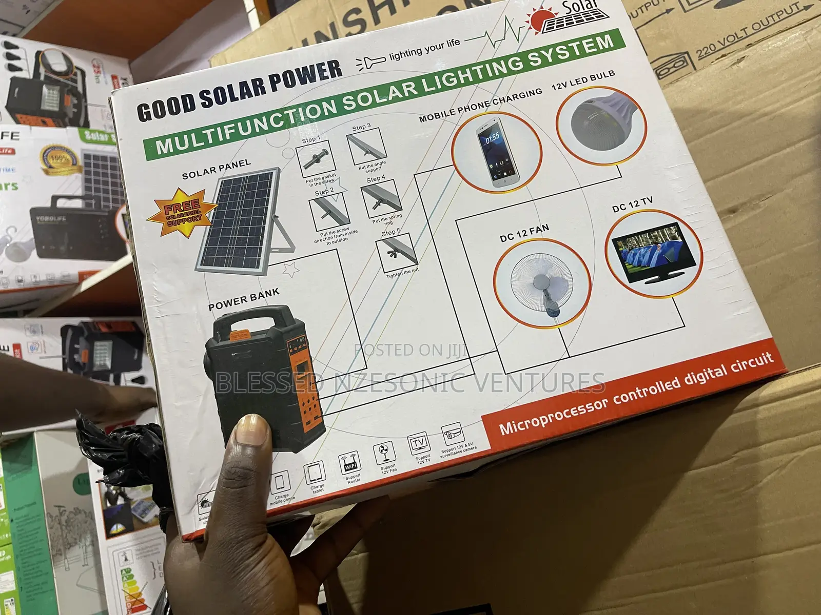 Solar Gen With Bulbs