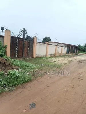 Fenced Plot+ Gate at Igbopa London a Building From Tarred Rd 20M